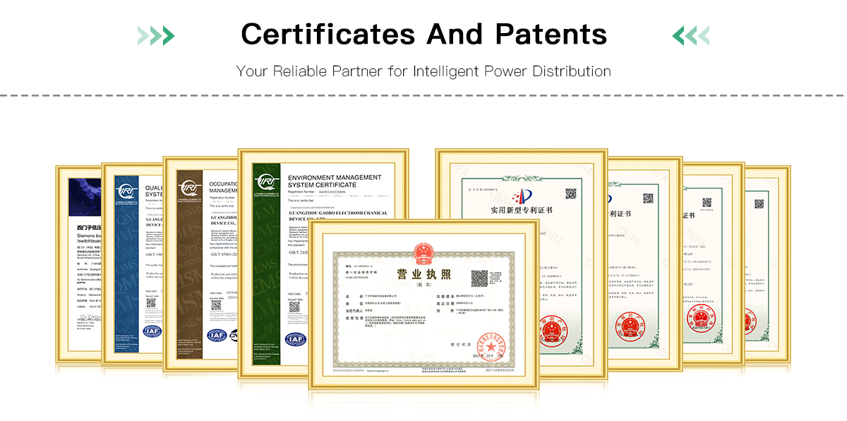 Gaobo Power Solution Certificates Gaobo Power Solution Certificates