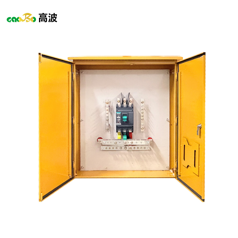 Custom Yellow Construction Power Box